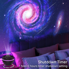12 IN 1 Galaxy Star Projector with Meteor Ultra Clear Night Light Lamp