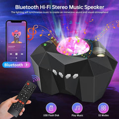 Northern Lights Sky Projector And Blur Tooth Speaker