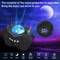 Northern Lights Sky Projector And Blur Tooth Speaker